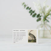 Sandhill Crane uit Audubon's Birds of America Visitekaartje (Staand voorkant)