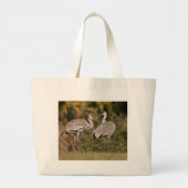 Sandhill Cranes Grote Tote Bag (Voorkant)