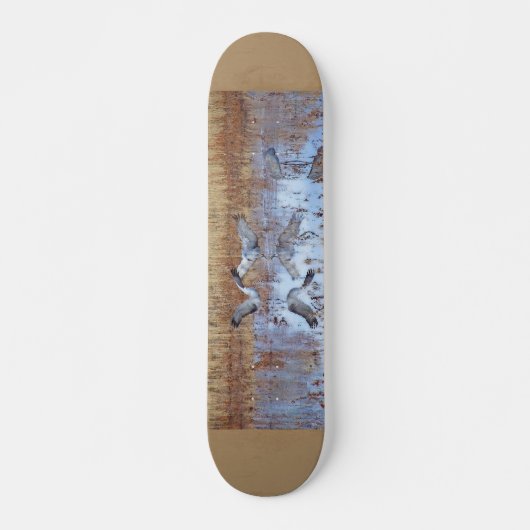 Sandhill Cranes Photography Skateboard (Voorkant)