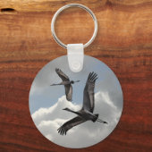 SANDHILL CRANES SLEUTELHANGER (Voorkant)