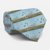 Sandhill Cranes Stropdas (Opgerold)