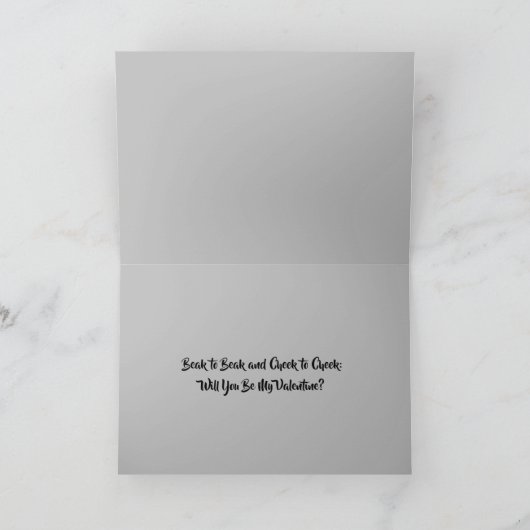 Sandhill Cranes Valentijn kaart (Binnen)