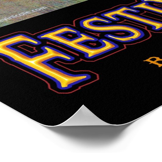 sandhill festival voor november LARGE Poster (Hoek)