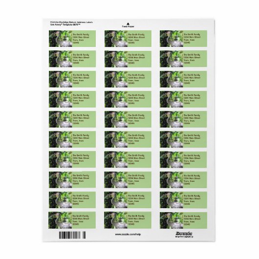 Sandhill kraan etiket (Full Sheet)