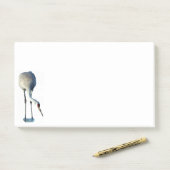 Sandhill kraan foto briefpapier 10x6 notities post-it® notes (Op bureau)