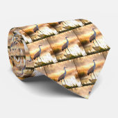 Sandhill kraan in een moeras stropdas (Opgerold)