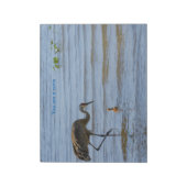 Sandhill kraan met het schattige baby vogelNotitie Notitieblok (Linkerzijde)