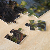 Sandhill kraan met kuikens, Florida Legpuzzel (Zijkant)