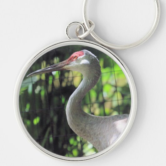 Sandhill kraan sleutelhanger (Voorkant)