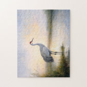Sandhill kraanschilderij legpuzzel (Verticaal)