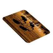 Sandhill kranen, vrolijk kerstfeest magneet (Rechterzijde)