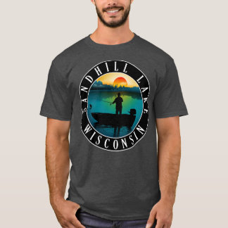 Sandhill Lake Wisconsin Vist T-shirt