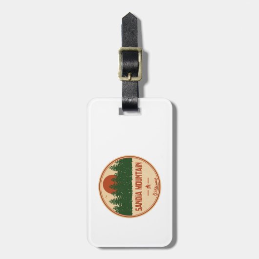 Sandia Mountain Wilderness Bagagelabel (Voorkant verticaal)