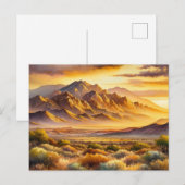 Sandia Mountains New Mexico Briefkaart (Voorkant / Achterkant)
