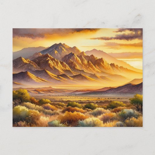 Sandia Mountains New Mexico Briefkaart (Voorkant)