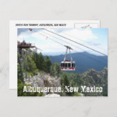 Sandia Peak, Albuquerque, New Mexico Briefkaart (Voorkant / Achterkant)