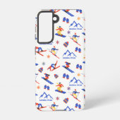 Sandia Peak New Mexico ski snowboard patroon Samsung Galaxy Hoesje (Achterkant)