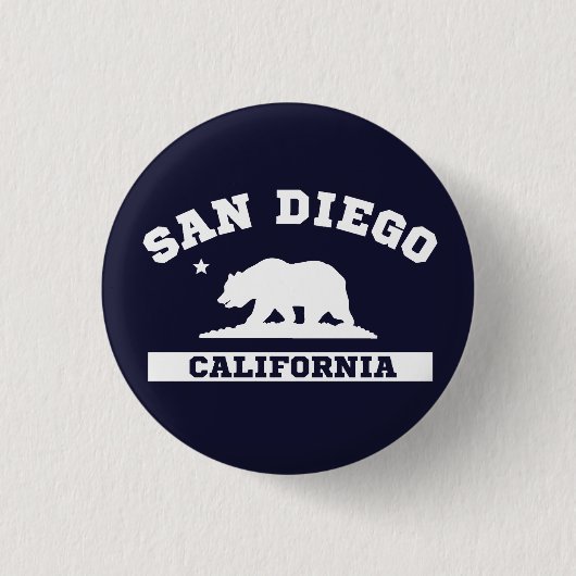Sandiego California Ronde Button 3,2 Cm (Voorkant)