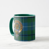 Sandilands Tartan & Badge Mok (Voorkant links)
