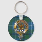 Sandilands Tartan & Badge Sleutelhanger (Voorkant)