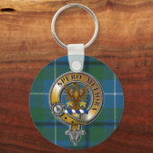 Sandilands Tartan & Badge Sleutelhanger (Voorkant)