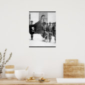 Sandino's vlag. Nicaragua, 1932. (marinekorps)_ Poster (Keuken)