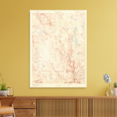 Sandisfield, Massachusetts Canvas Afdruk (Insitu (Woonkamer))