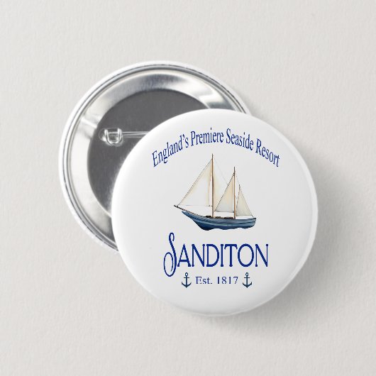 Sanditon Seaside Resort Button (Voorkant /achterkant)