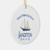 Sanditon Seaside Resort Keramisch Ornament (Rechts)