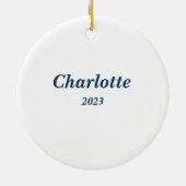 Sanditon Seaside Resort Keramisch Ornament (Achterkant)