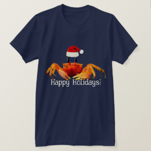Sandkrab in Santa Hat T-shirt