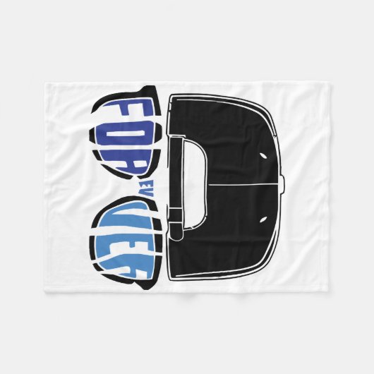 Sandlot Forever Fleece Deken (Voorkant (Horizontaal))