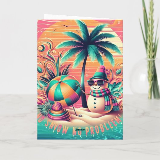 Sandman Christmas Card Kaart (Achterkant)