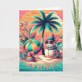 Sandman Christmas Card Kaart (Voorkant)