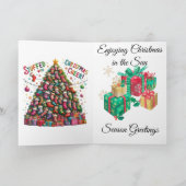 Sandman Christmas Card Kaart (Binnen)