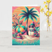 Sandman Christmas Card Kaart (Gele Bloem)