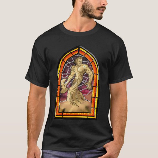 Sandman-Glas in lood T-shirt (Voorkant)