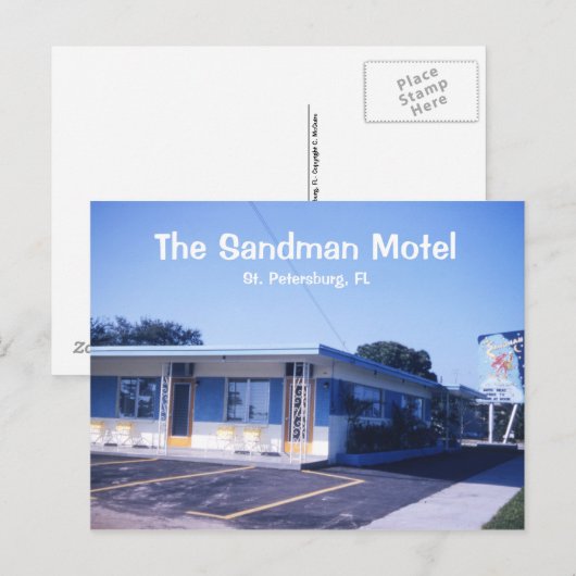 Sandman Motel Briefkaart (Voorkant / Achterkant)