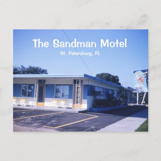 Sandman Motel Briefkaart (Voorkant)