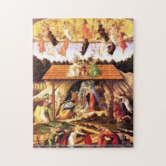 Sando Botticelli - Nativiteit 1500 Legpuzzel (Verticaal)