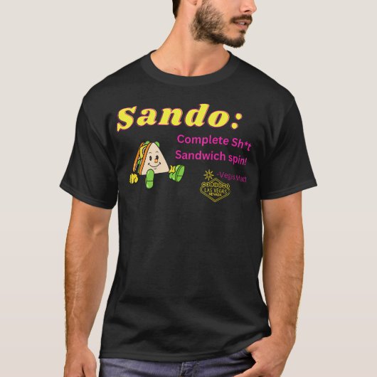 Sando Vegas Matt T-shirt (Voorkant)