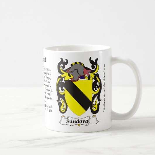Sandoval Family Coat of Arms mok (Rechts)