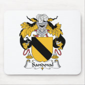 Sandoval Family Crest Muismat (Voorkant)
