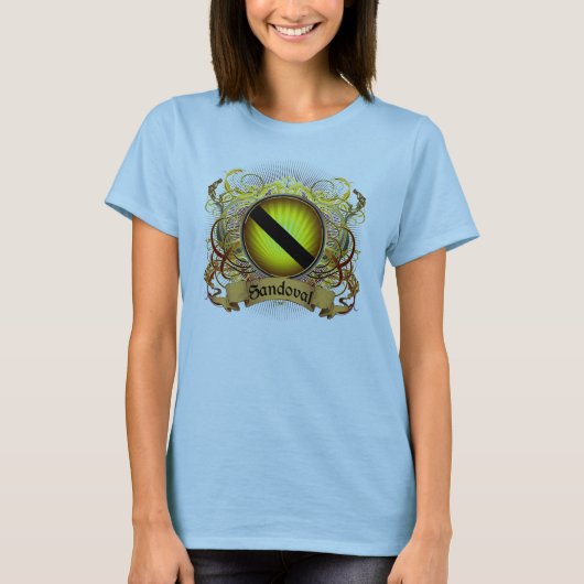 Sandoval Family Crest T-shirt (Voorkant)