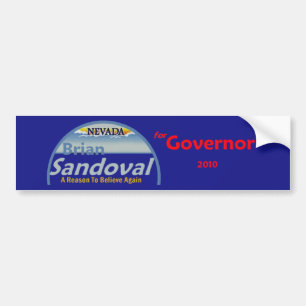 SANDOVAL Gov 2010 Bumpersticker