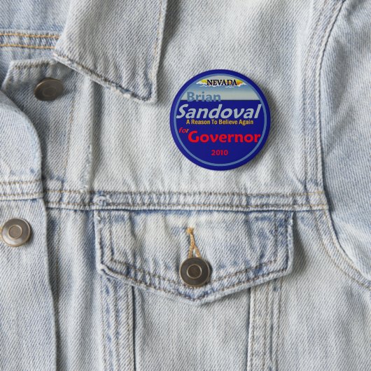 SANDOVAL Gov 2010 Button (In situ)
