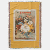 Sandow Trocadero Vaudevilles Carnival Theme Deken (Voorkant Verticaal)