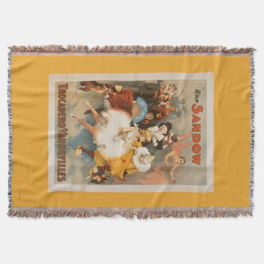 Sandow Trocadero Vaudevilles Carnival Theme Deken (Voorkant)