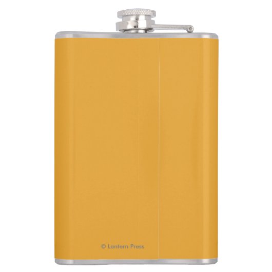 Sandow Trocadero Vaudevilles Carnival Theme Heupfles (Achterkant)