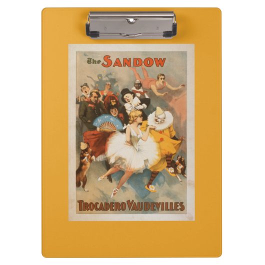 Sandow Trocadero Vaudevilles Carnival Theme Klembord (Voorkant)